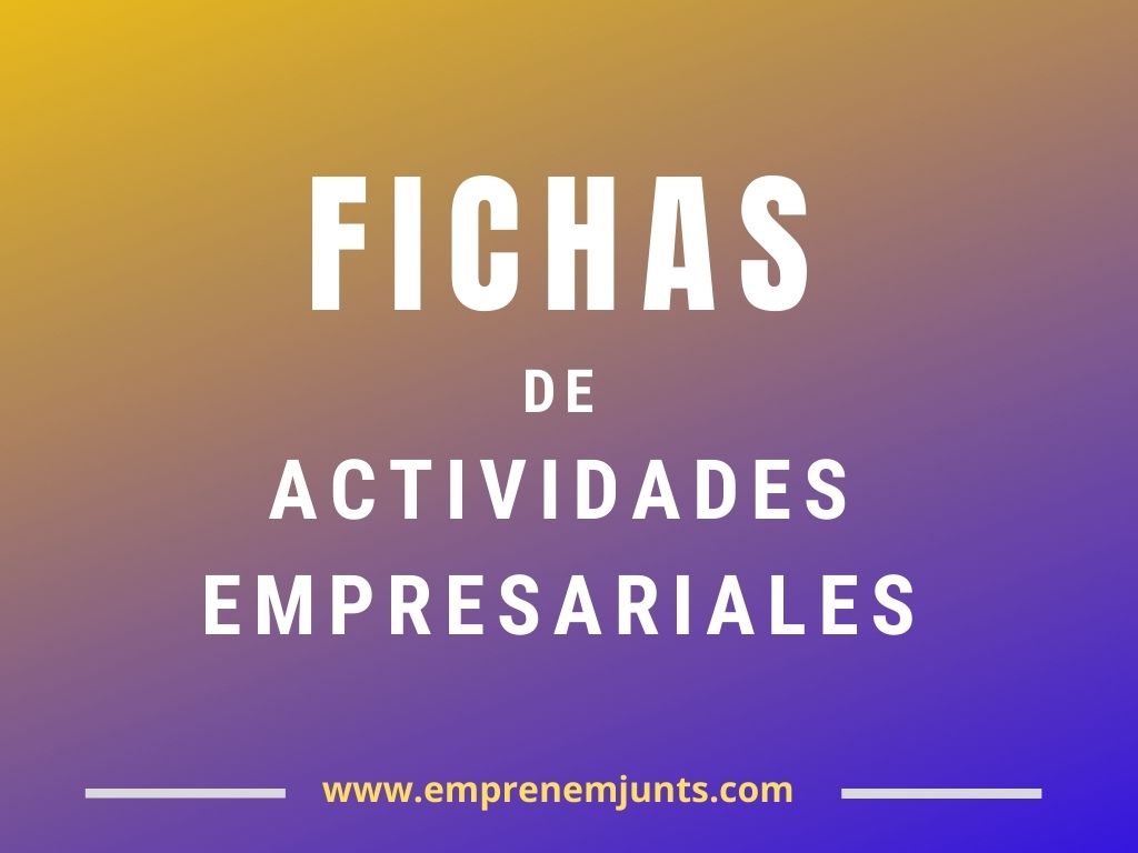 150 Fichas de Actividades Empresariales