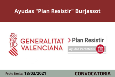 Ayudas "Plan Resistir" en Burjassot