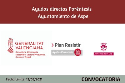 Ayudas Econmicas Covid 19 - Ayuntamiento  de Aspe