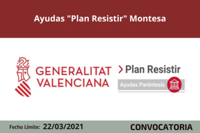 Ayudas "Plan Resistir" Montesa
