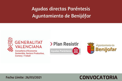 Ayudas Econmicas Covid 19 - Ayuntamiento de Benijofar