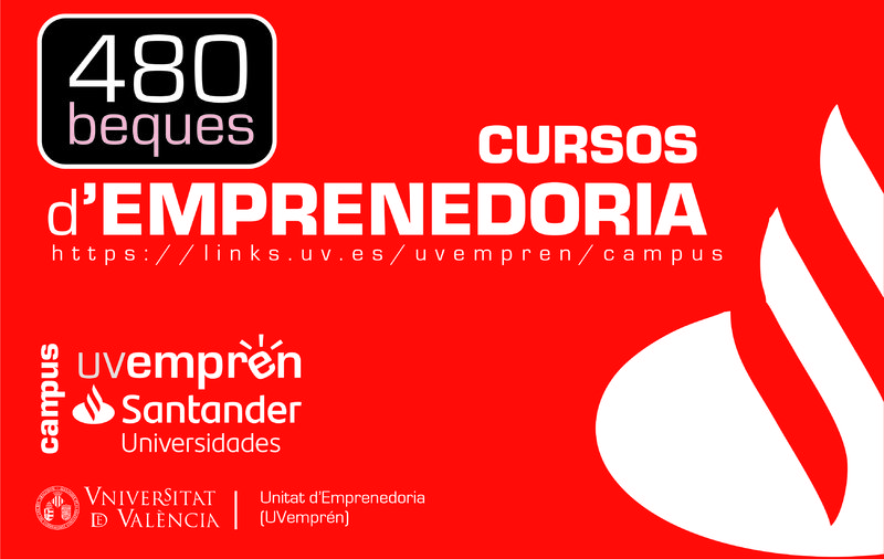 La Universitat de Val�ncia presenta una nova edici� del programa UVempr�n Campus amb 480 beques per a formaci� en emprenedoria