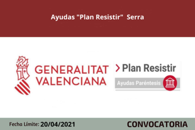 Ayudas "Plan Resistir" Serra