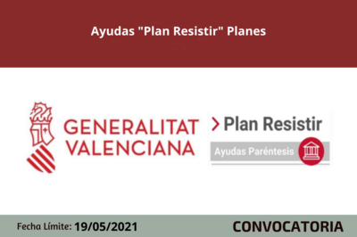Ayudas "Plan Resistir" Planes