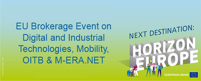 EU Brokerage Event on Digital & Industrial Technologies, Mobility, OITB & M-ERA.NET