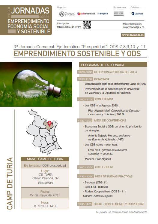 Emprendimiento Sostenible y ODS- Vilamarxant (Camp de Turia)