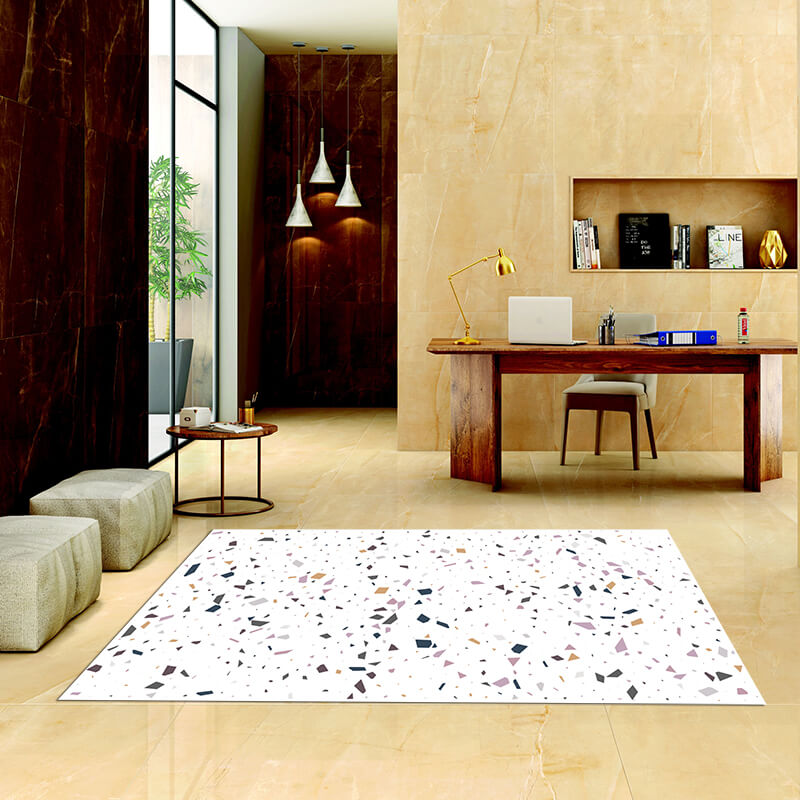 alfombra vinilo terrazo