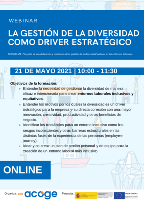 WEBINAR: LA GESTIÓN DE LA DIVERSIDAD COMO DRIVER ESTRATÉGICO