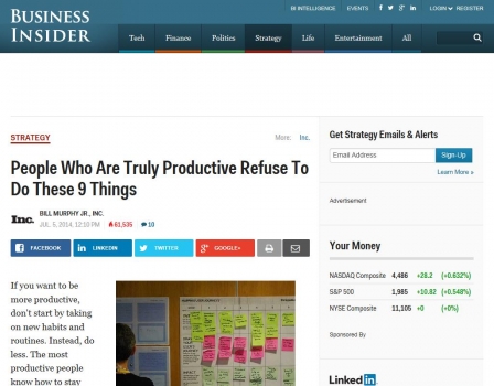 People Who Are Truly Productive Refuse To Do These 9 Things