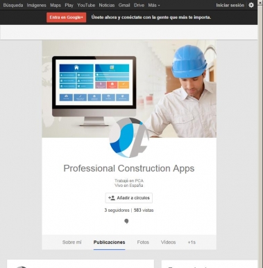 Professional Construction Apps: Google+