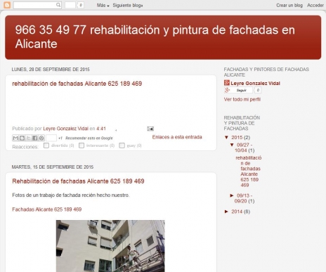 966 35 49 77 rehabilitación y pintura de fachadas en Alicante