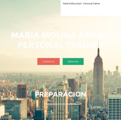Maria Molina.  Entrenador personal Alicante. Personal trainer Alicante