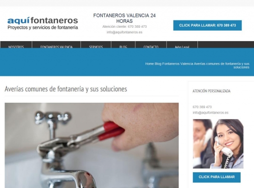 Averas comunes de fontanera y sus soluciones