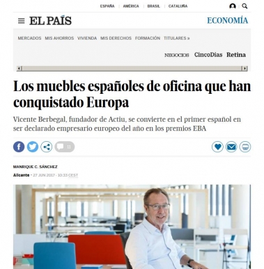 Actiu:  Los muebles espaoles de oficina que han conquistado Europa | Economa | EL PAS