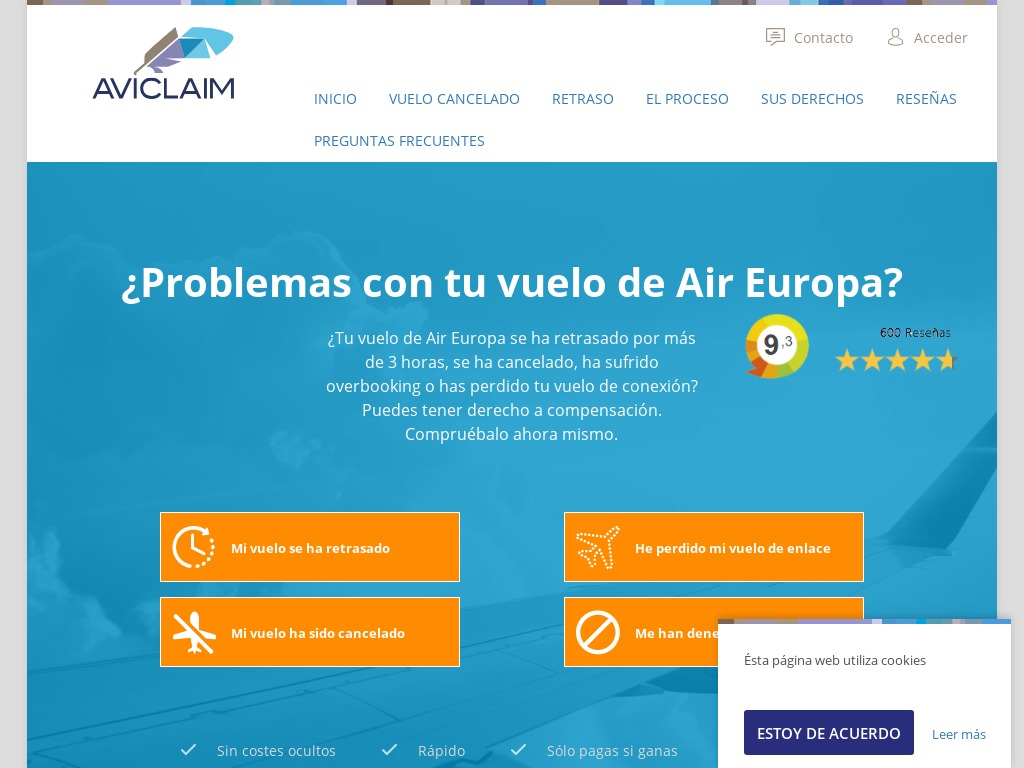 Air Europa Reclamaciones Cancelacin o Retraso