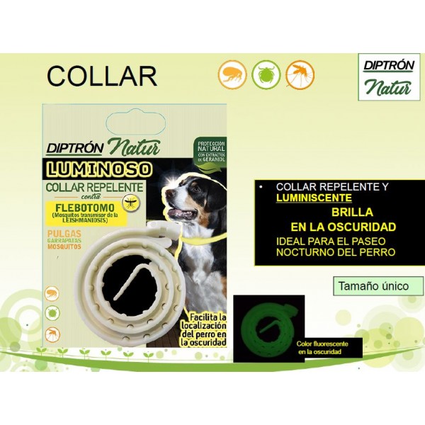 Collar antiparasitario para perros marca Diptrn - Agroanimal