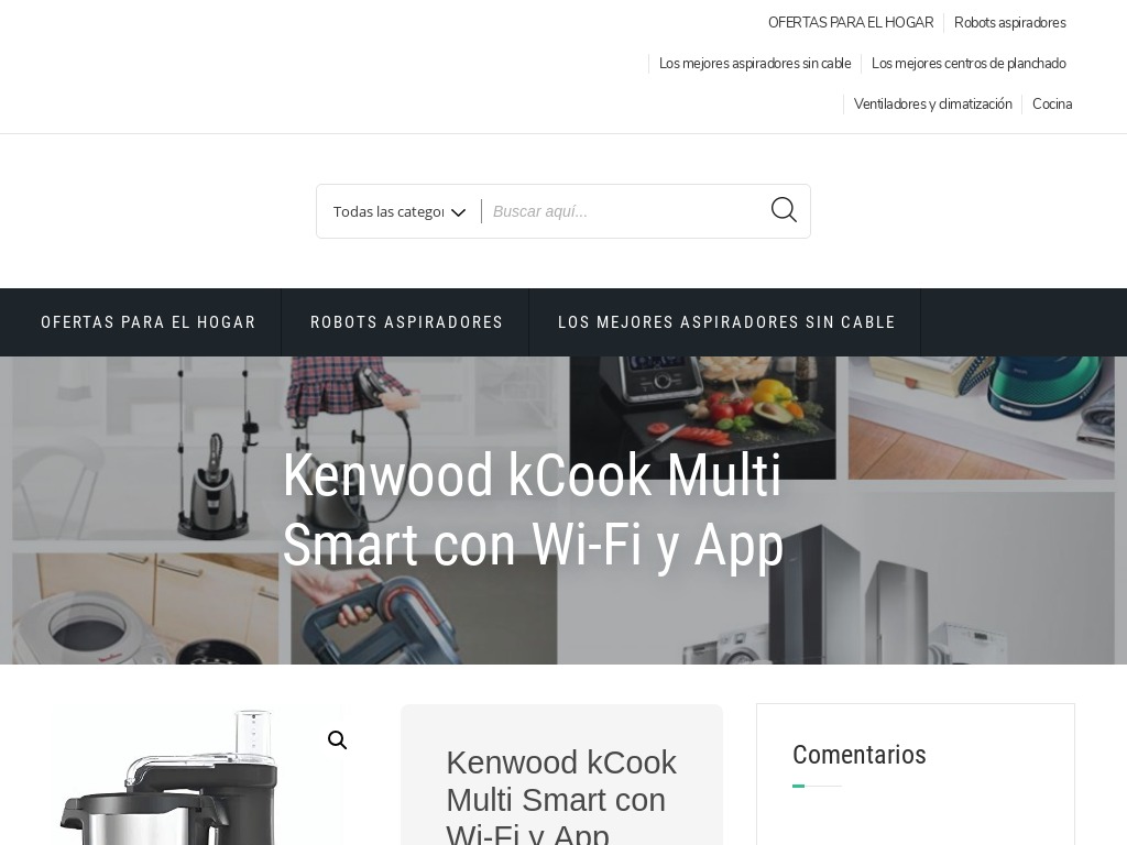 Kenwood kCook Multi Smart con Wi-Fi y App - Superofertashogar.es