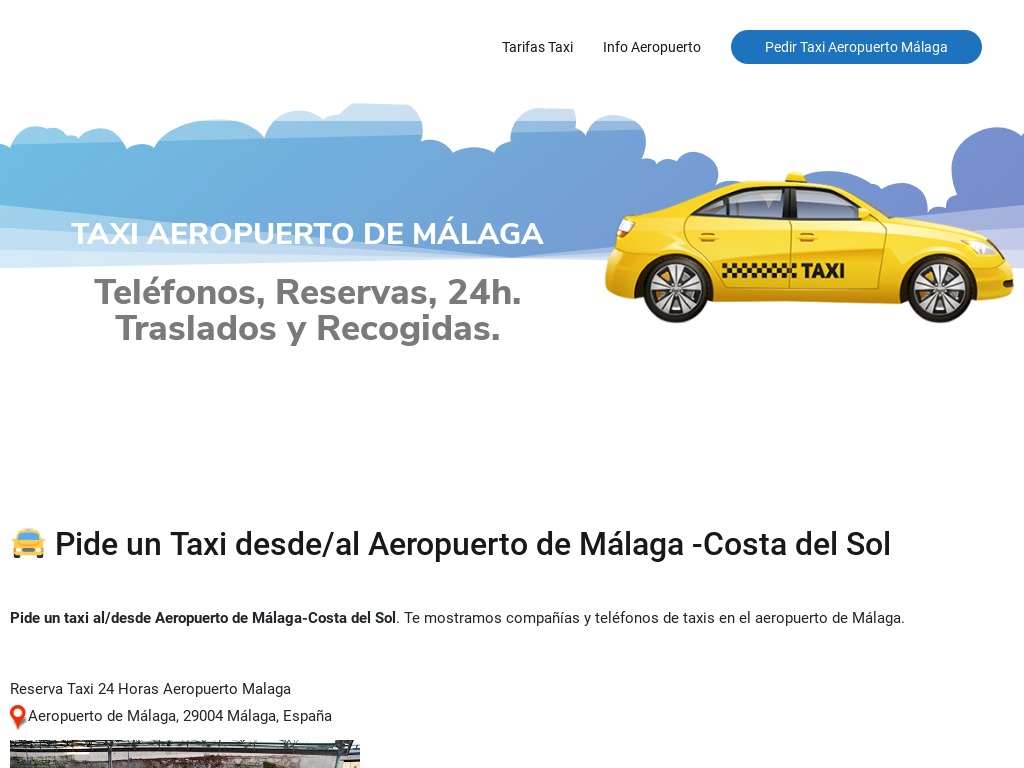 Taxis Aeropuerto Mlaga Costa Sol