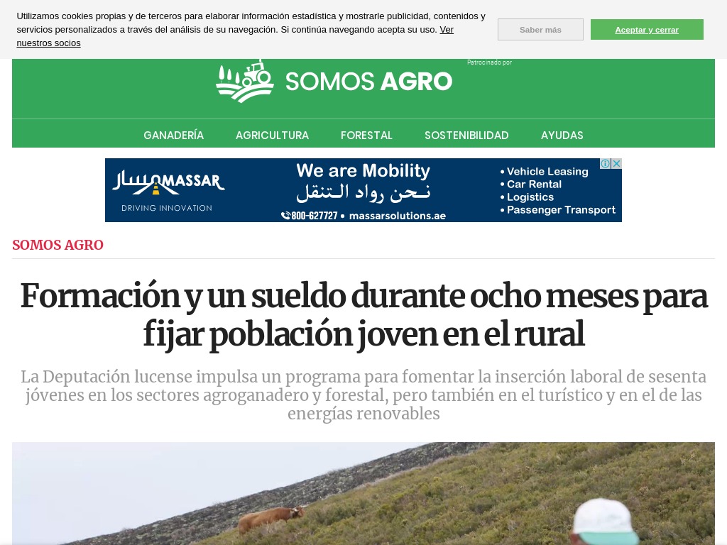 La Diputacin de Lugo impulsa un programa para fomentar la insercin laboral de los jvenes en el medio rural