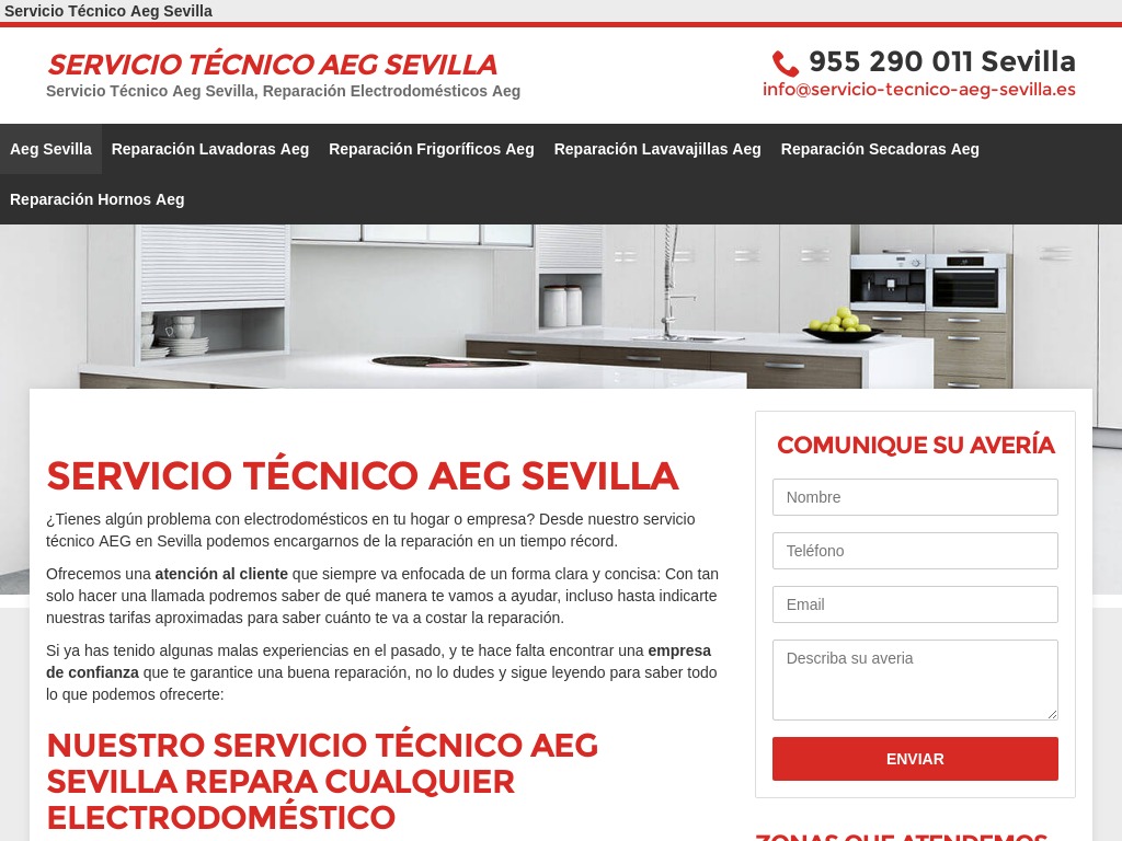 Servicio Tcnico AEG Sevilla - Reparacin de Electrodomsticos